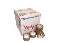 VIBAC 828M - 48mm x 66m Low Noise Acrylic BOPP Tape - 36 Rolls Per Case